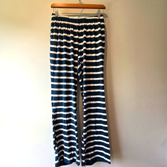 Old Navy Sunday Sleep Striped Jade White Lounge Sleep Pants XS - Picture 1 of 7